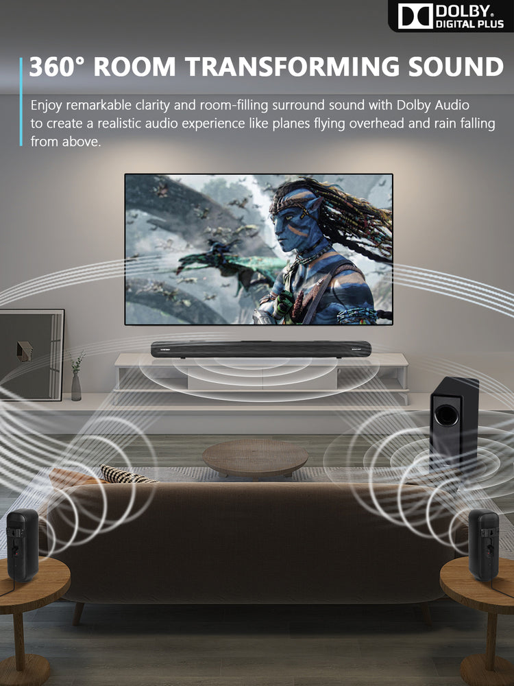 5.1 Surround Sound Bar with Dolby